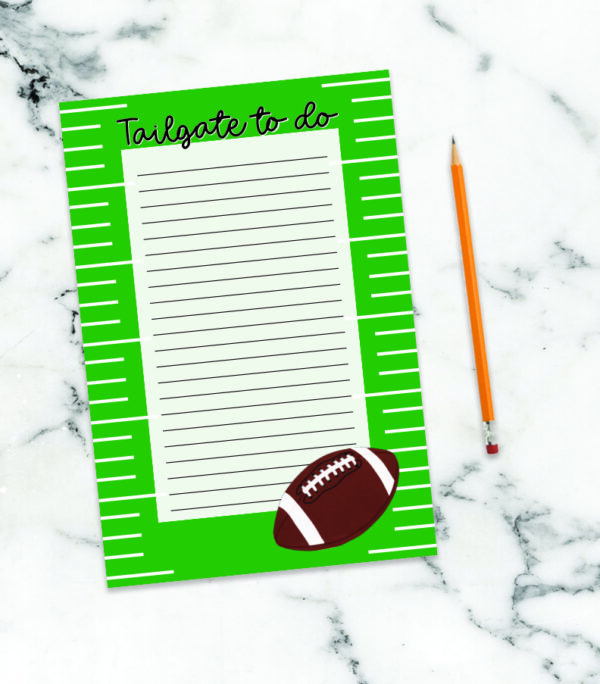 Tailgate to do notepad