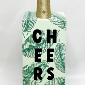 Cheers Wine Bottle Gift Tag