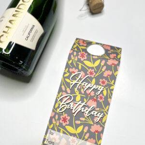 HBD Wine Bottle Gift Tag