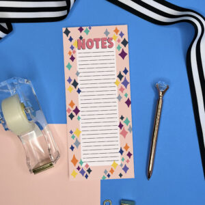 Dazzle Sparkle notepad