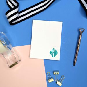 Diamond Monogram - Customizable notepad