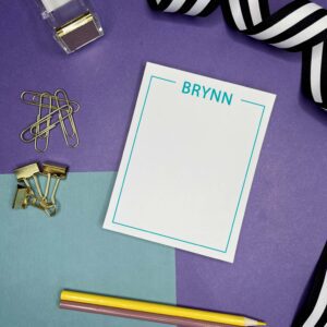 Simple Name Rectangle - Customizable notepad