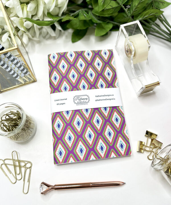 Purple Ikat Journal