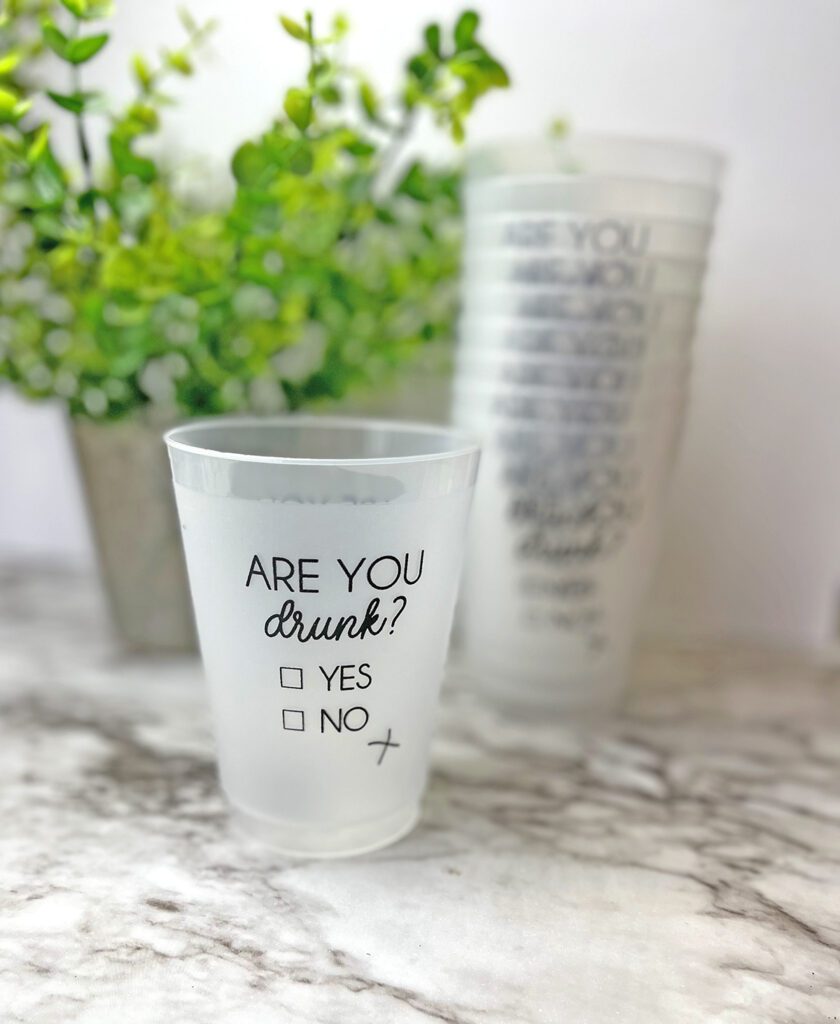 Are you Drunk Frost Flex Cups