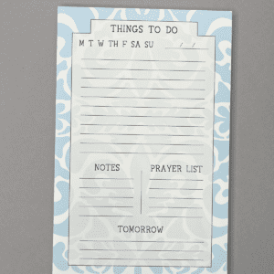 Things to Do Weekly Planner notepad