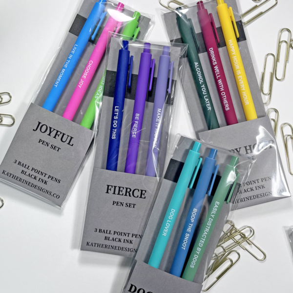 Variety of fun Jotter pen sets