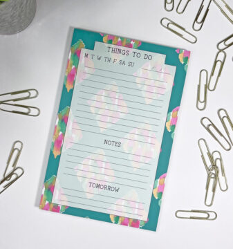Things to Do Weekly Planner notepad